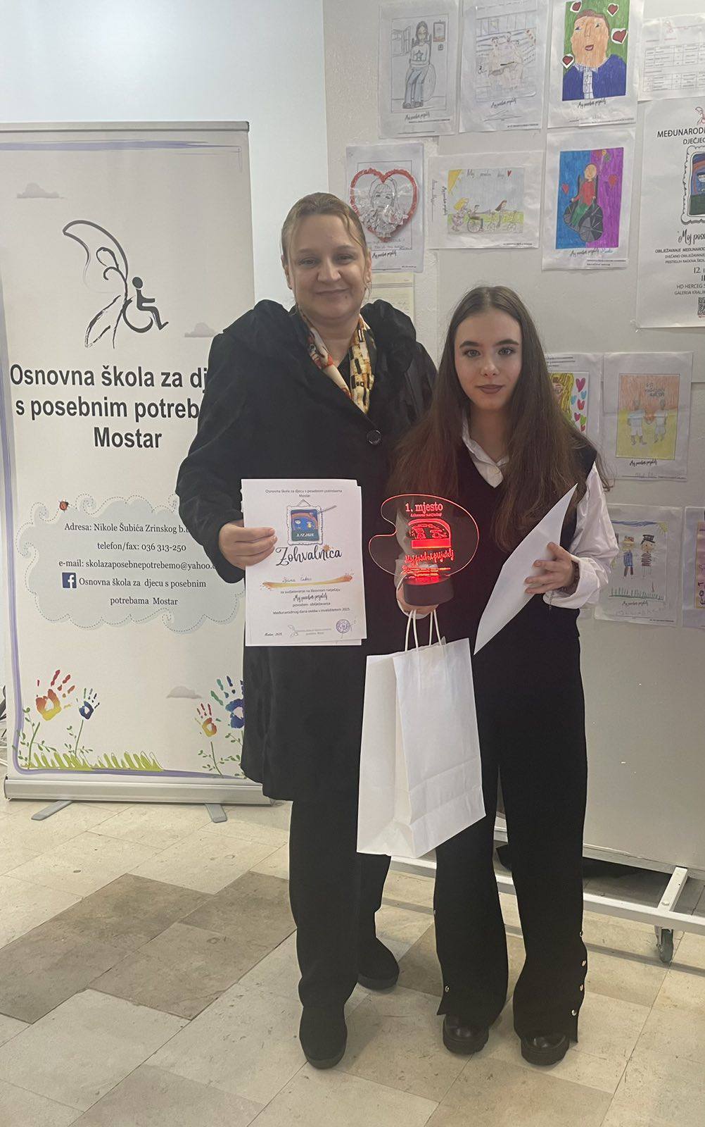 1. mjesto – Likovni konkurs Moj najbolji prijatelj